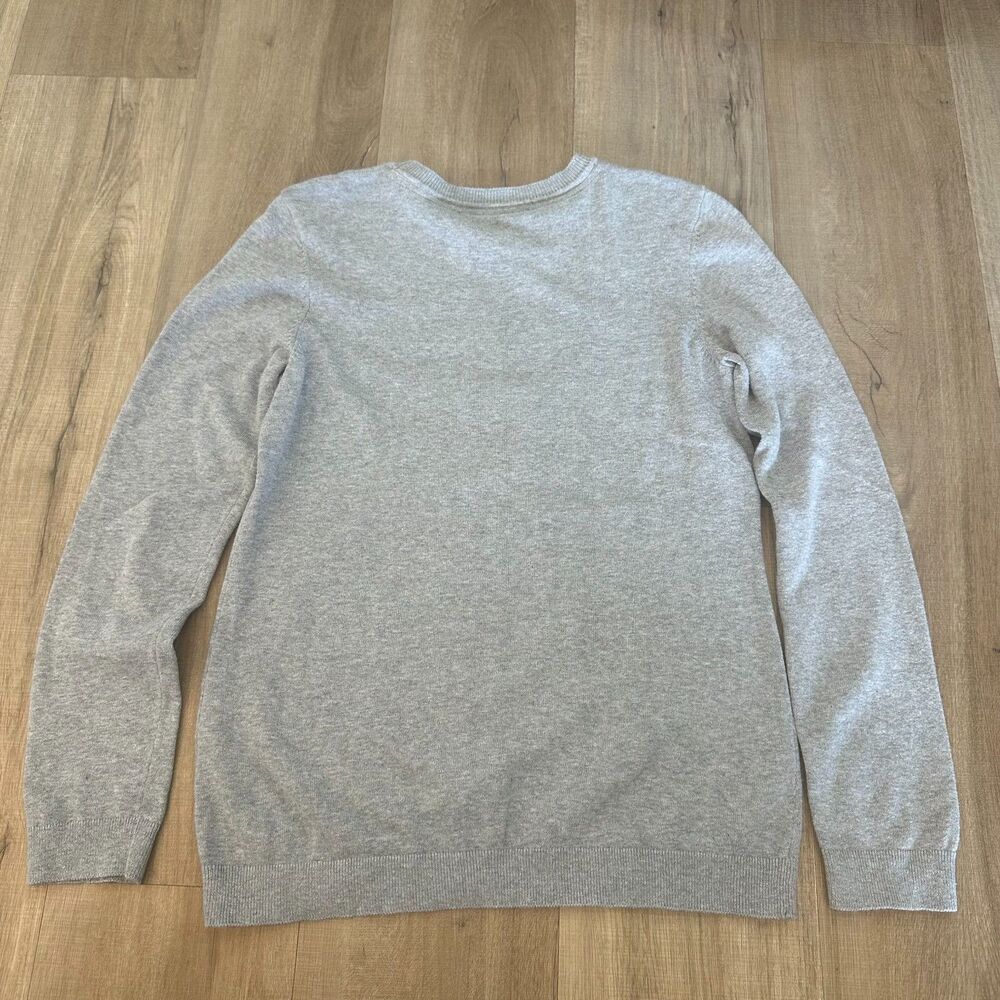 Tommy Hilfiger Womens S Crewneck Gray Lightweight Sweatshirt Top 100% Cotton - Picture 4 of 9